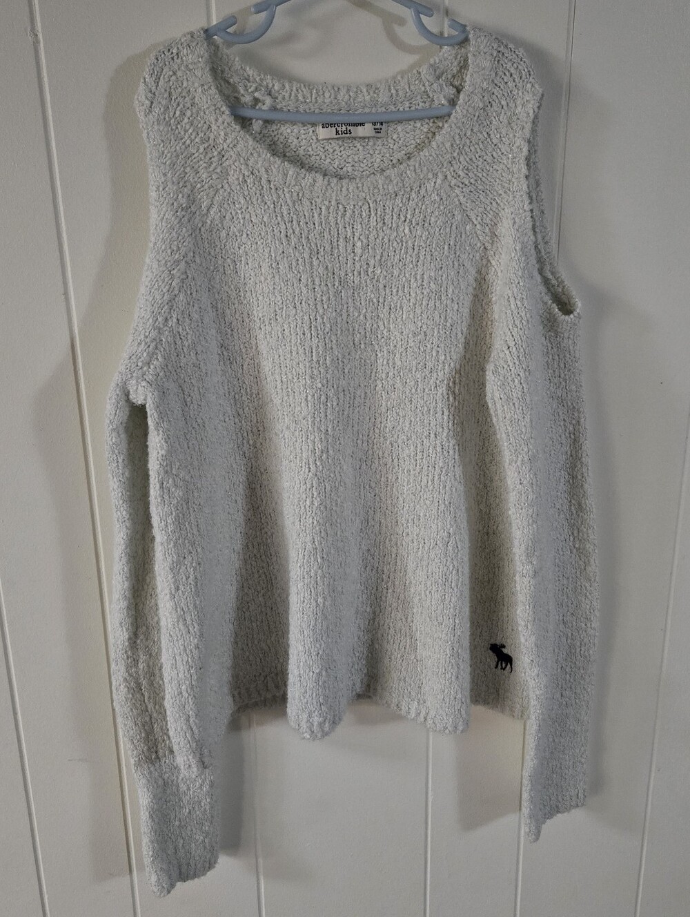 Abercrombie & Fitch Kids Open Shoulder Sweater Sweatshirt - Size 13/14